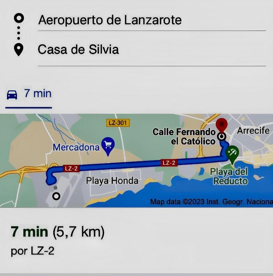 Casa De Silvia Lejlighed Arrecife  Eksteriør billede